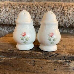 Floral Ceramic Salt and Pepper Shakers